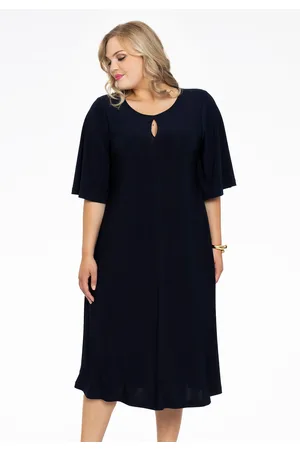 Basics Jurk A-lijn cirkelmouw DOLCE 54/56