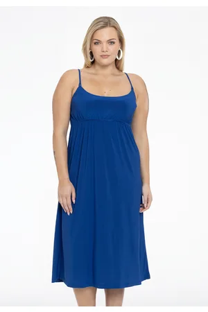 Basics Dress spaghetti elastic waist DOLCE 50/52