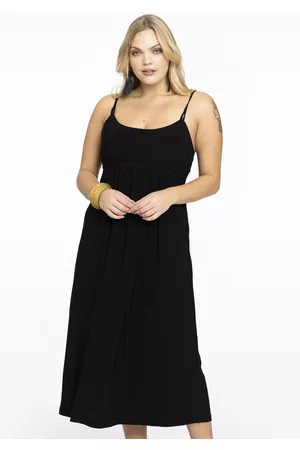 Basics Dress spaghetti elastic waist DOLCE 50/52