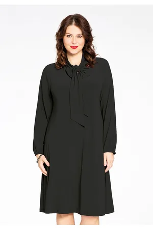 Basics Jurk A-lijn met strik DOLCE 46/48