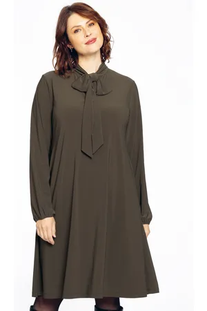 Basics Jurk A-lijn met strik DOLCE 46/48