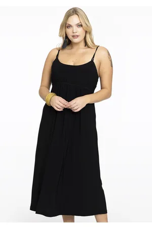 Basics Dress spaghetti elastic waist DOLCE 54/56