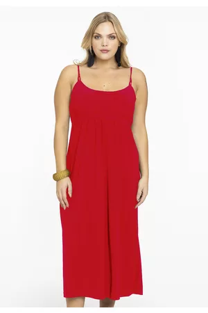 Basics Dress spaghetti elastic waist DOLCE 54/56