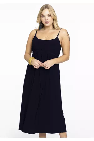 Basics Dress spaghetti elastic waist DOLCE 58/60