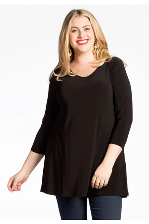 Basics Tuniek flare v-hals DOLCE XXL