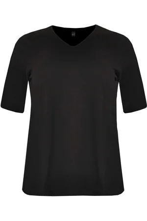 Basics T-shirt v-hals relax fit COTTON 50/52