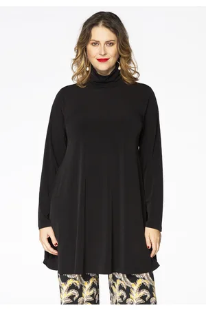 Basics Tuniek met col wide bottom 58/60