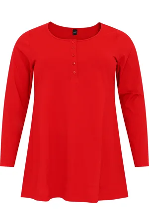 Basics Tuniek flare knopen COTTON 38/40