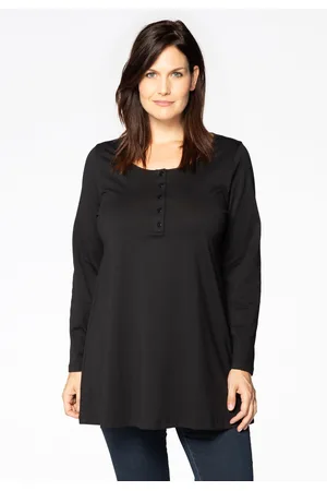 Basics Tuniek flare knopen COTTON 38/40
