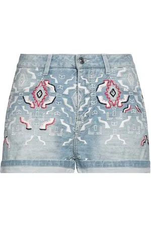 ERMANNO SCERVINO BOTTOMWEAR - Denim shorts - on YOOX.com