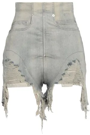 DRKSHDW BY RICK OWENS BOTTOMWEAR - Denim shorts - on YOOX.com