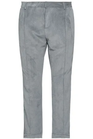 GREY DANIELE ALESSANDRINI BOTTOMWEAR - Trousers - on YOOX.com