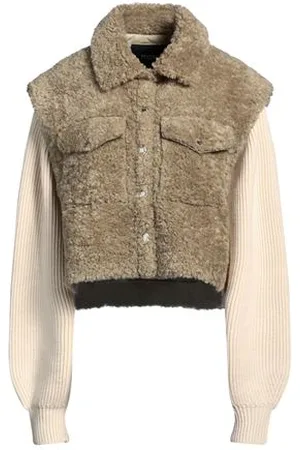 Maje COATS & JACKETS - Shearling & Teddy - on YOOX.com
