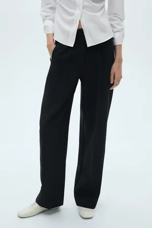 MANGO Broek - Zwart