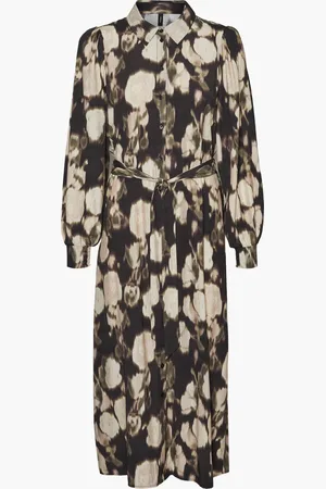 VERO MODA Kleedje Met Lange Mouwen